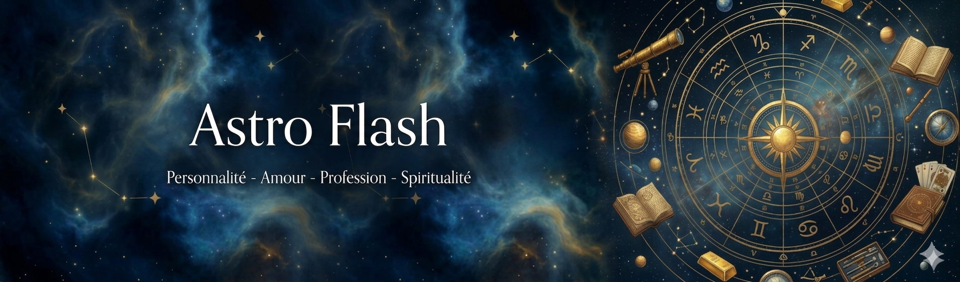 Astro Flash — Personnalité · Amour · Profession · Spiritualité